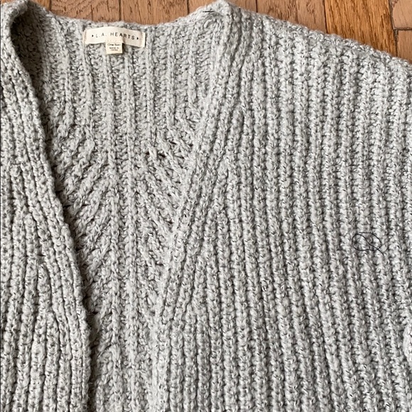 L.A. Hearts Cozy Sweater Cardigan (OS) - Picture 4 of 11